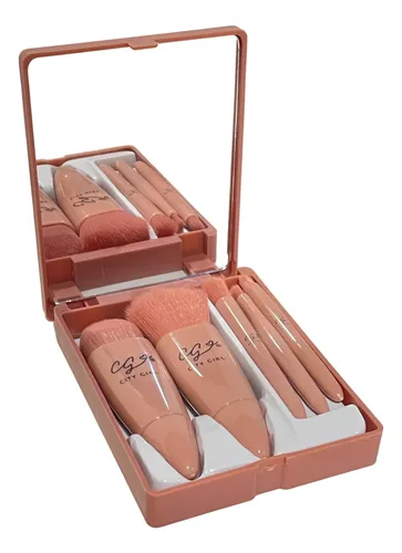 Producto - Set de Brochas City Girl Con Espejo