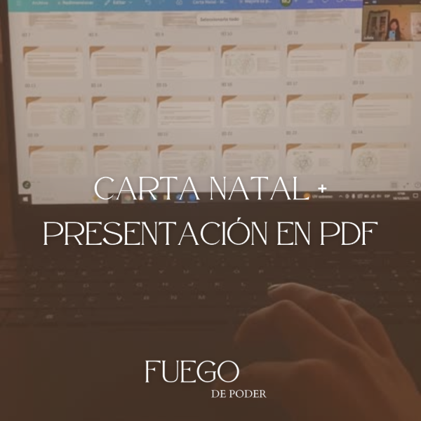 Producto - Sesión de Carta Natal + PDF