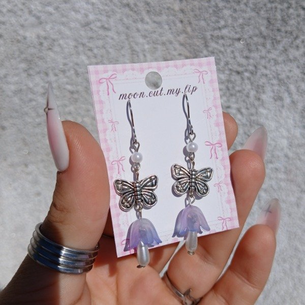 Producto - Aros mariposa floral