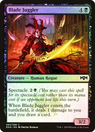 Producto - Blade Juggler Foil  Ravnica Allegiance