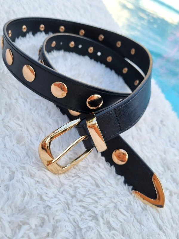 Producto - CINTO TACHONES DORADOS