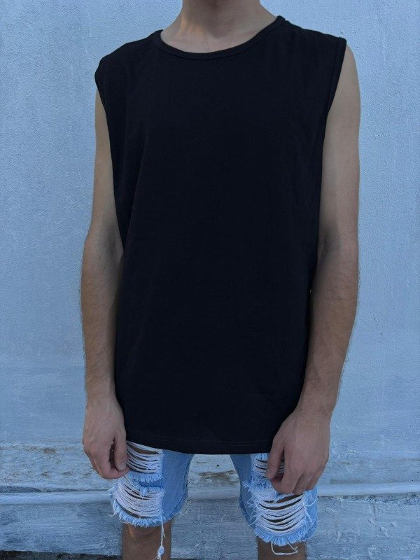 Producto - musculosa de algodon negra