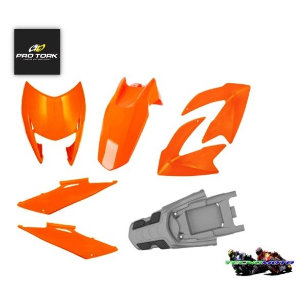 Producto - KIT PLASTICOS MOTOMEL 150 SKUA V6/TRIAX 7PCS -NAR [PROTORK] -48947