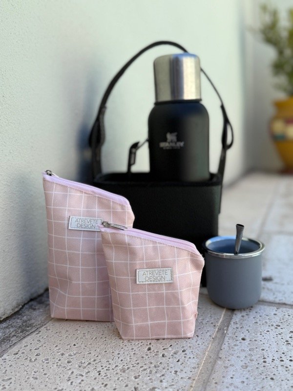 Producto - Yerbera y Azucarera - Cuadrille Rosa