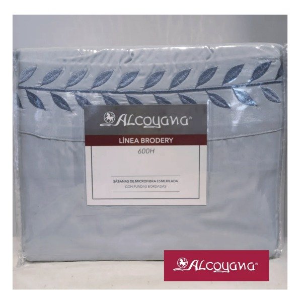 Producto - Sábanas King size Alcoyana Brodery 600 hilos. Bordada - 0