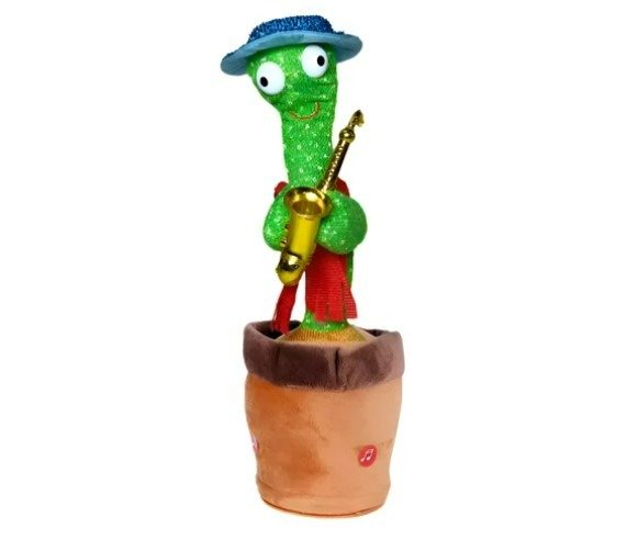 Producto - Cactus De Juguete Luminoso Bailar Cantar Voz Repetir