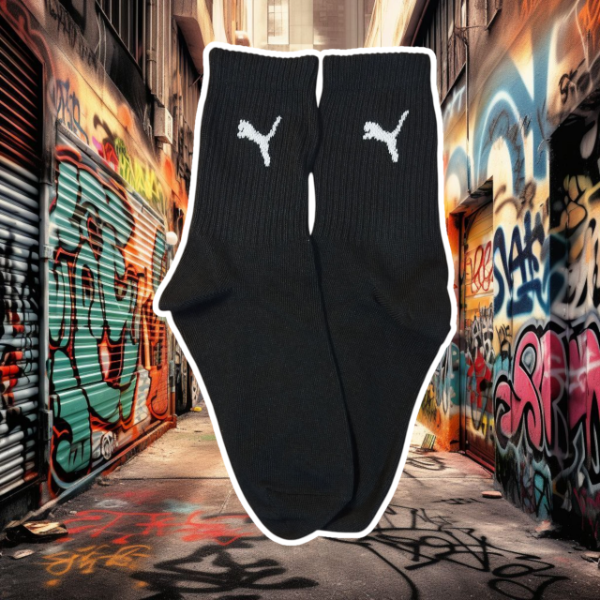 Producto - Puma negro con logo blanco