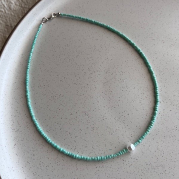 Producto - Choker Clara - aqua