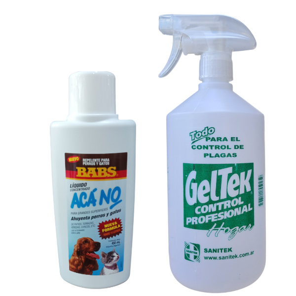 Producto - Repelente para perros y gatos ACÁ NO 450 ml + Pulverizador 1250cc