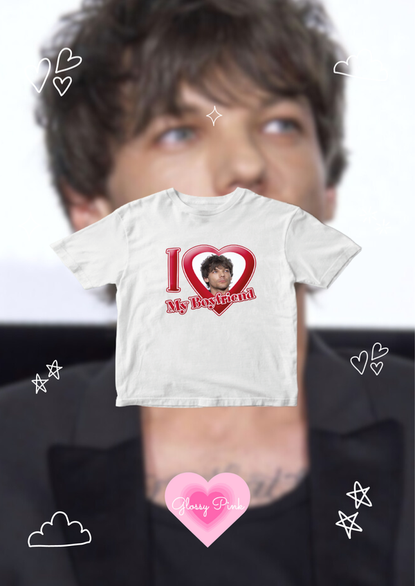Baby tee I love my boyfriend Louis Tomlinson - DTF