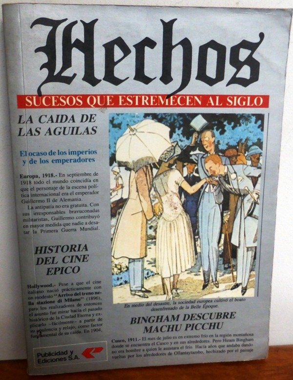 Producto - HECHOS N 4 - SUCESOS QUE ESTREMECEN AL MUNDO - 1987 - MACHU PICHU - CINE EPICO