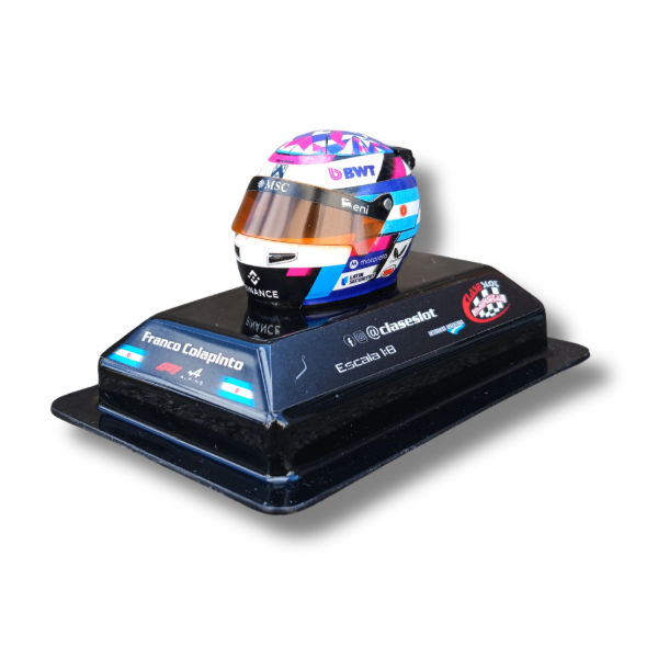 Producto - Maqueta Casco Franco Colapinto F1 Alpine Claseslot