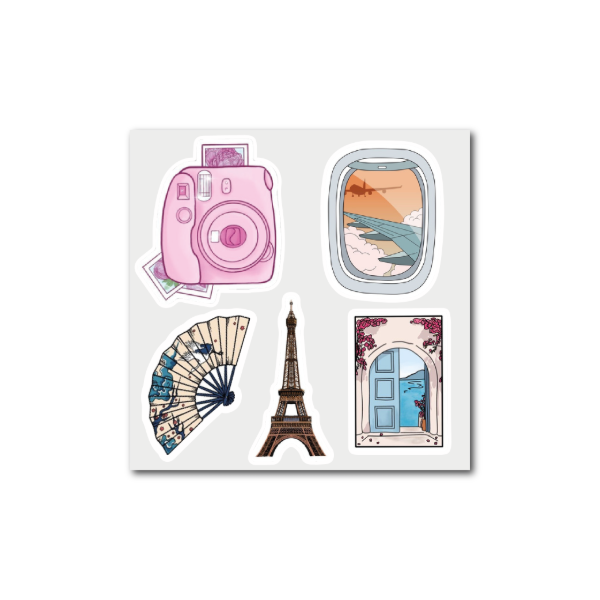 Producto - PLANCHA VINILO 10x10 - VIAJES 2