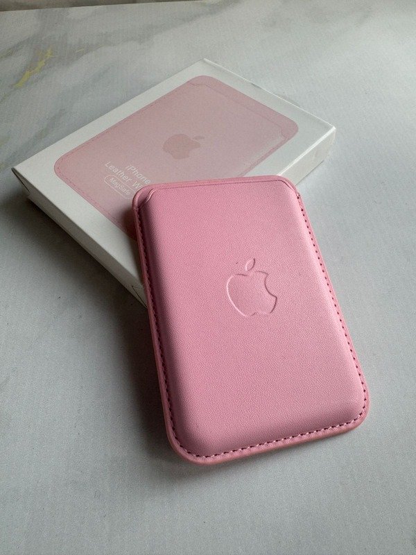 Producto - Wallet Magsafe con logo rosa