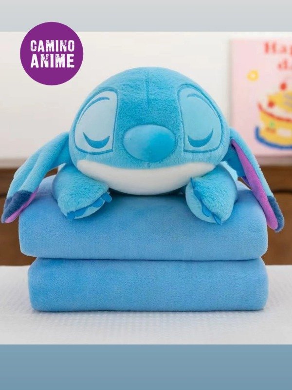 Producto - PELUCHE STITCH 55CM CON MANTA