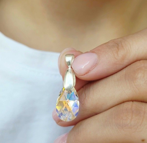 Producto - Conjunto dije gota Cristal Sw