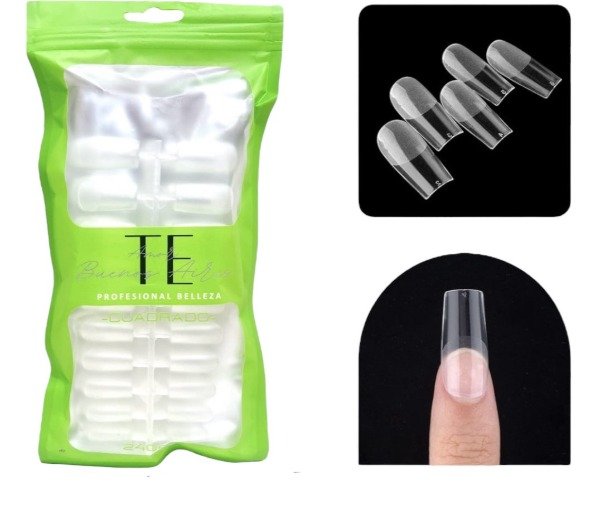 Producto - TIPS PRE-LIMADOS 240u. (CUADRADO)TE AMO Buenos Aires