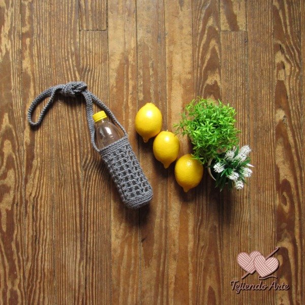 Producto - Porta Botella Gris Acero