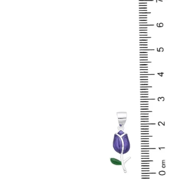 Producto - Dije Tulipán Violeta 18 Milímetros - 2