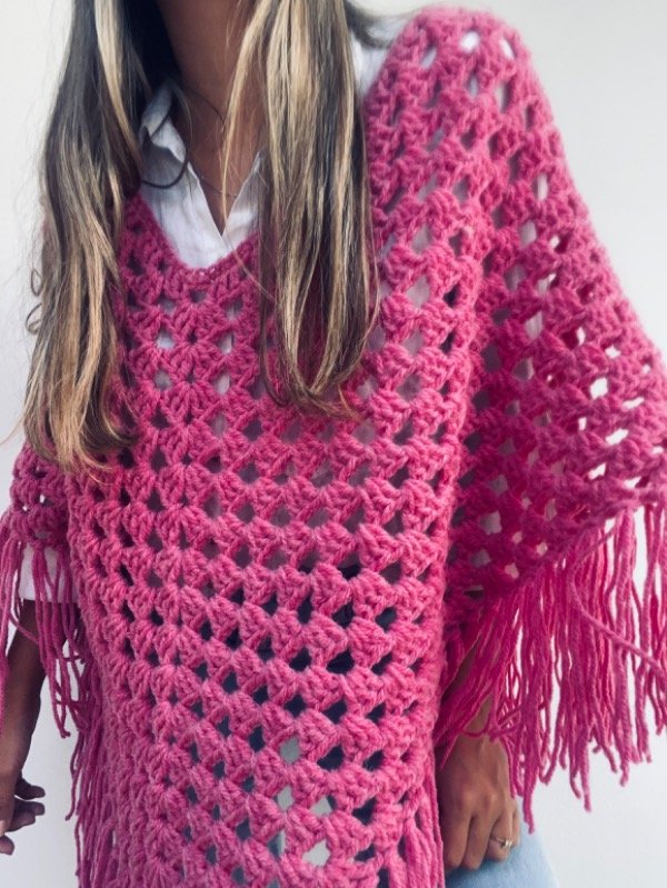 Producto - PONCHO TERRA FUCSIA - 4