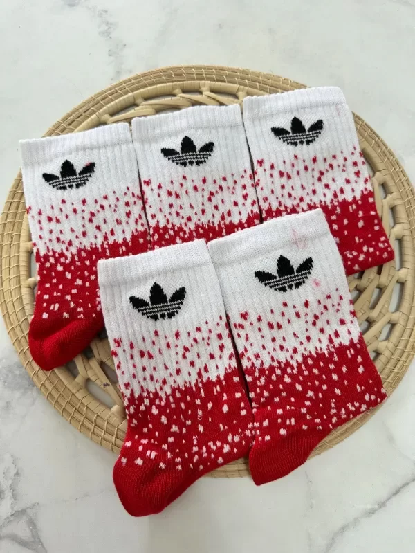 Producto - Medias Adidas pintitas rojas