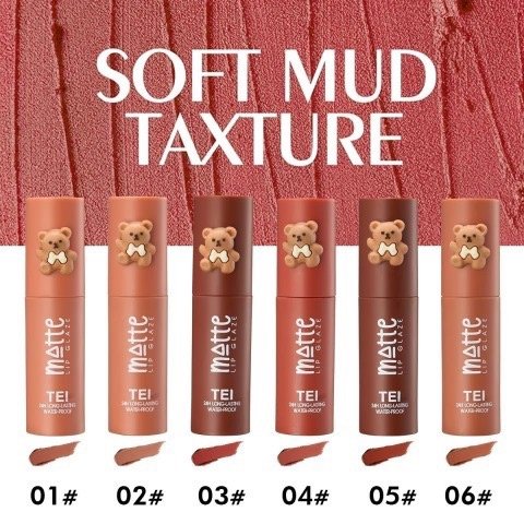 Producto - Labial Matte Osito Tei (x 3 unidades)