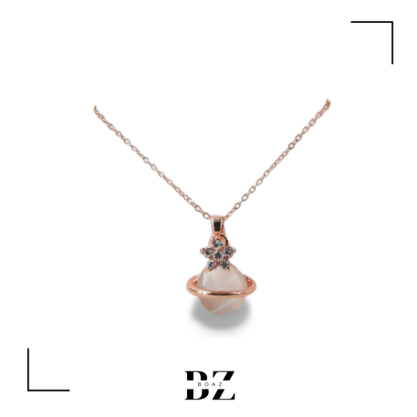 Producto - CADENA ACERO ROSADO CON DIJE X PCS - 2055-10