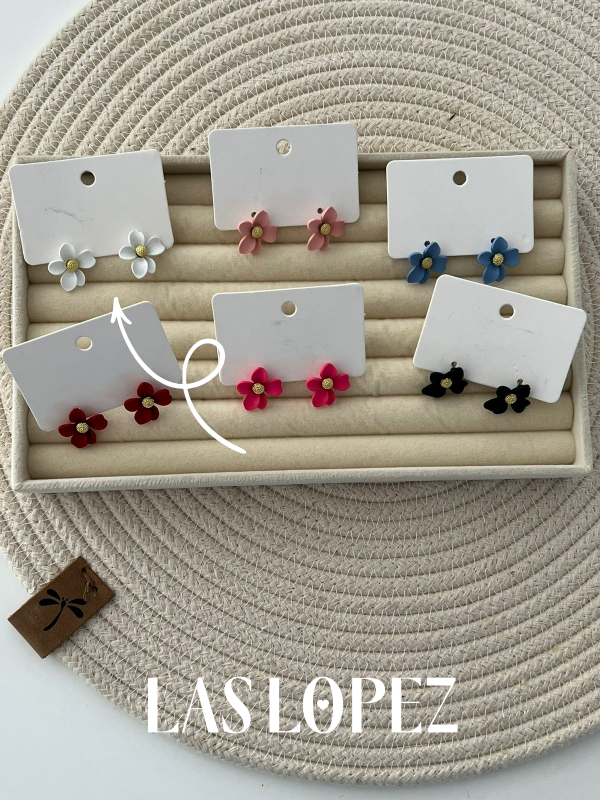 Producto - AROS DE FLOR BLANCA