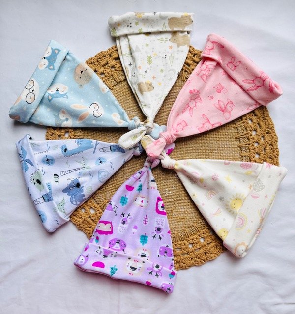 Producto - Gorros de algodón Nudo - con diseño