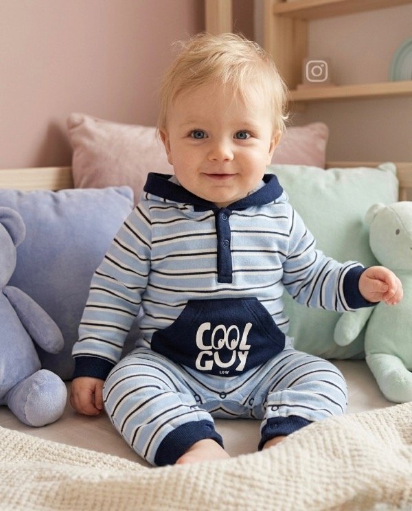 Producto - Jumper STRIPED LIGHT BLUE