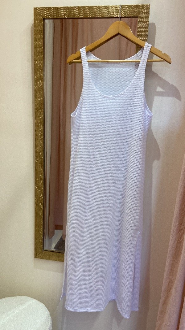 Producto - Vestido con dos tajos blanco
