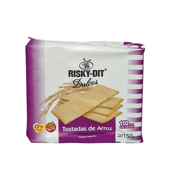 Producto - Tostadas arroz Risky Dit Dulces