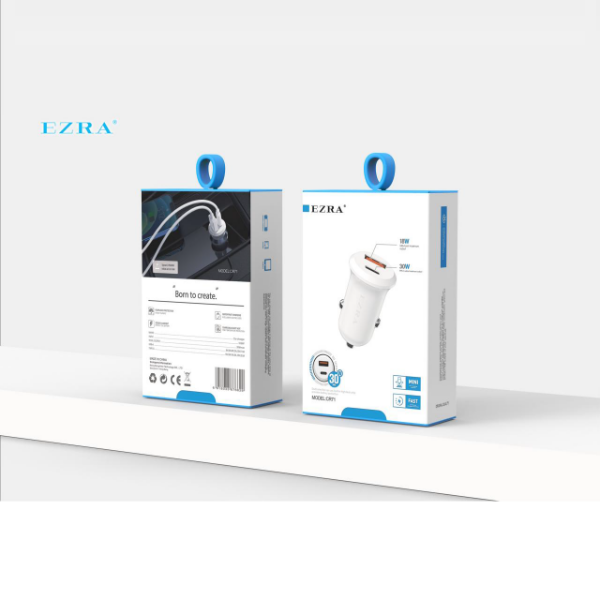 Producto - Adaptador de Auto  USB-TPC de 30W CR71.