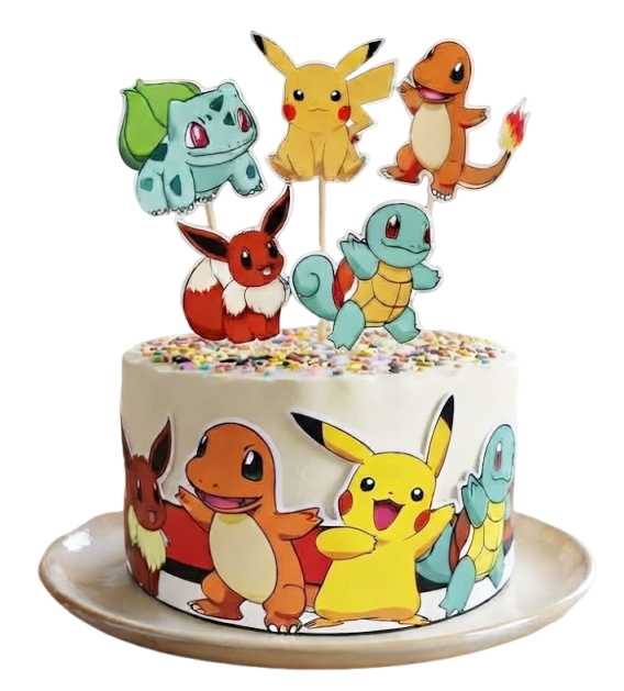 Producto - Pokemon Combo para Decorar la Torta - 0