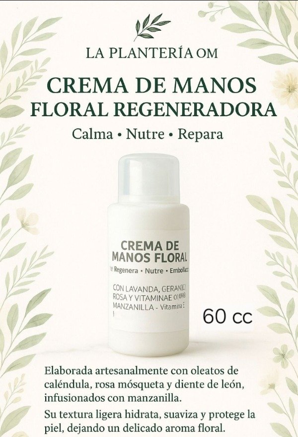 Producto - CREMA DE MANOS FLORAL calendula y aloe