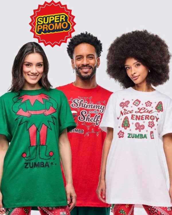 Producto - Zumba Holiday Tees 12PK c/u