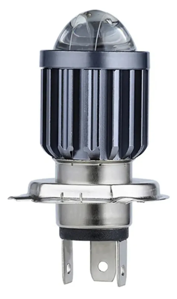 Producto - LAMPARA LED MOTO H4 CON LUPA SUPER POTENTE ALTA Y BAJA H4