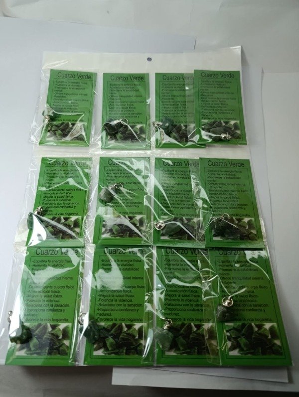 Producto - Blíster de piedra Cuarzo Verde
