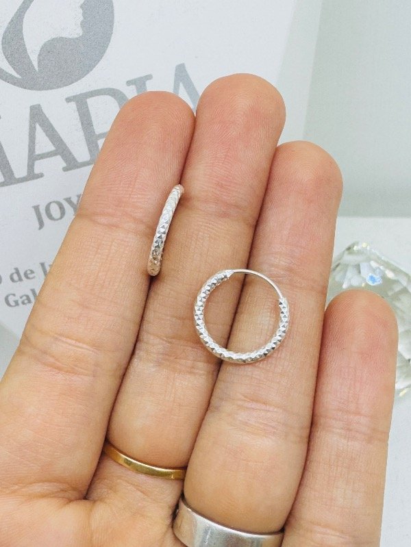 Producto - ARGOLLAS BRILLO N1 PLATA 925