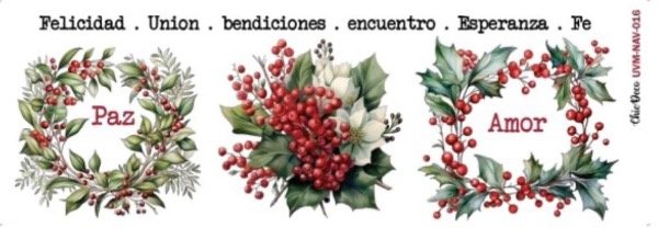 Producto - TRANSFER UV 016 - NAVIDAD