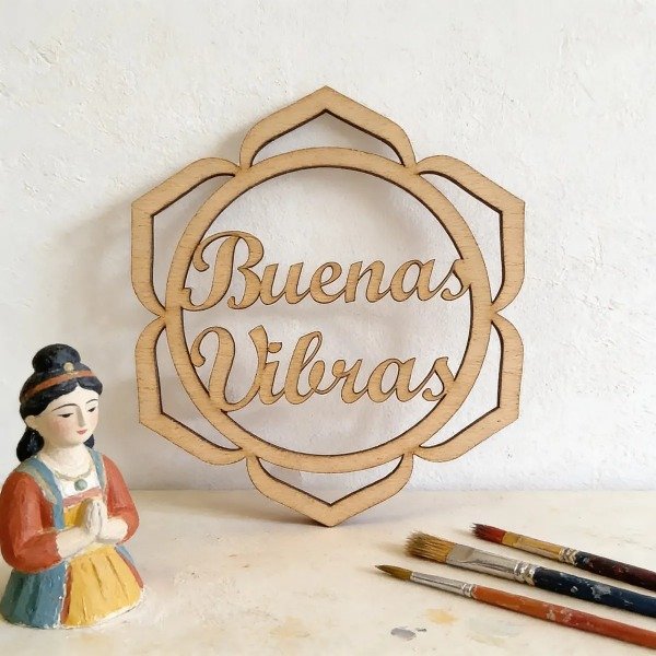 Producto - Mandala Buenas Vibras 15 cm x 10 unidades