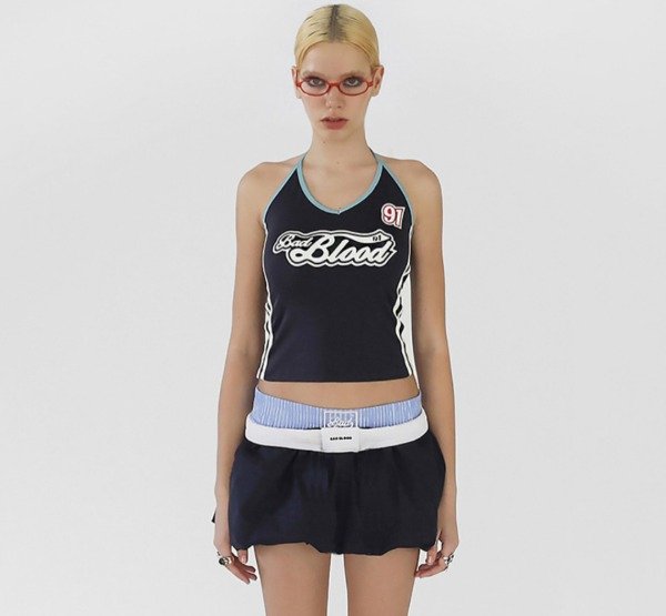 Producto - Pollera azul importad