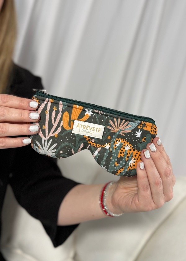 Producto - Porta lentes - Leopardo