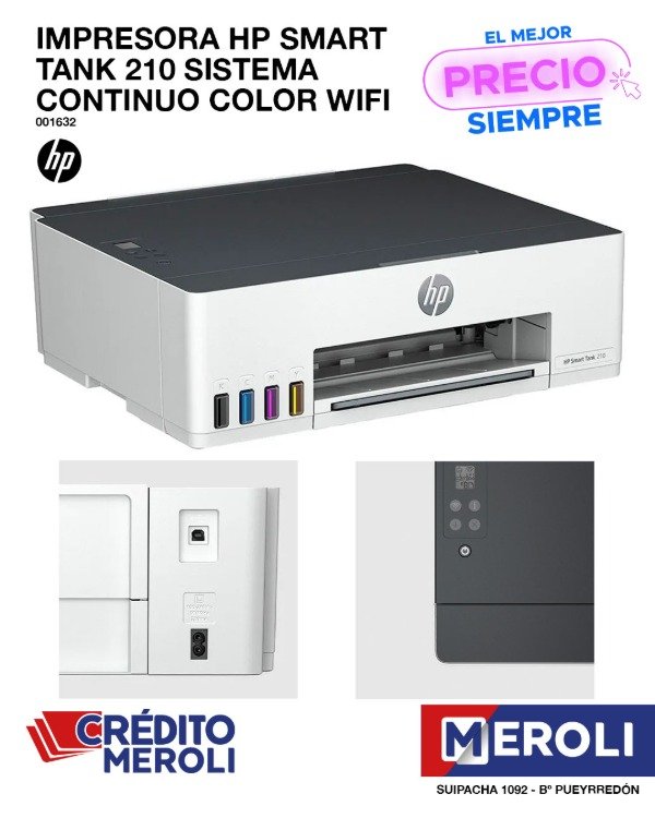 Producto - Impresora HP Smart Tank 210