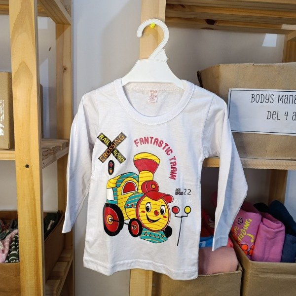 Producto - TALLE 4 - Camiseta línea económica - Tren