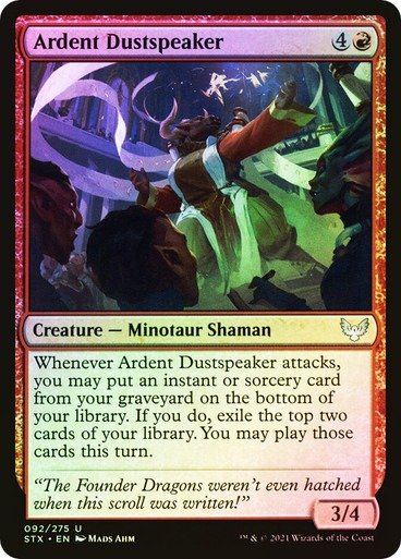 Producto - Ardent Dustspeaker Foil  Strixhaven: School of Mages