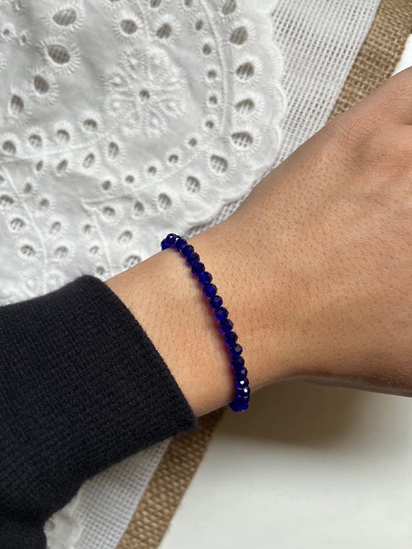 Producto - pulseras de cristales azul