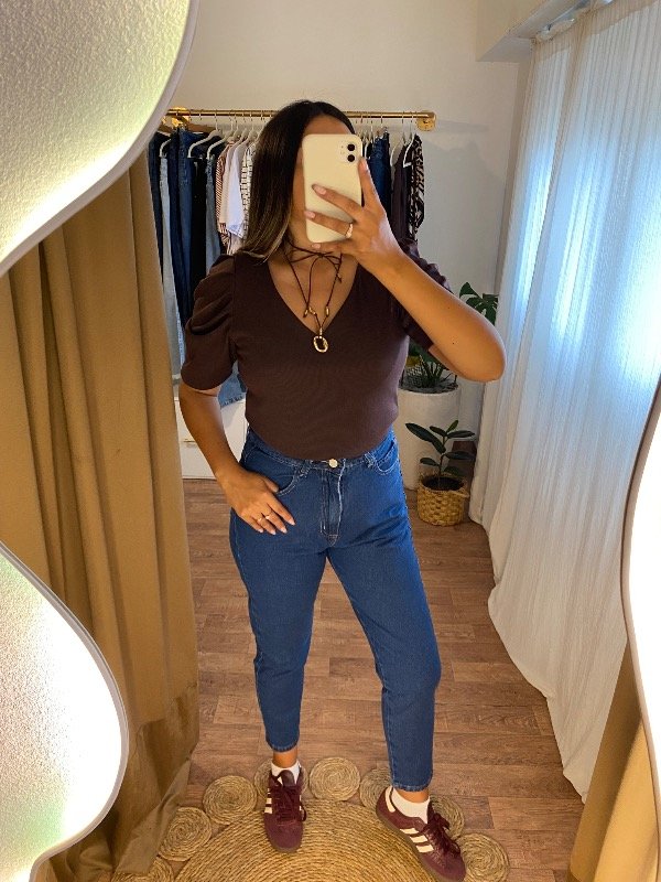 Producto - Jean Mom Pieta (rígido )