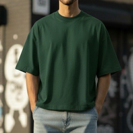 Producto - REMERA BOXY - VERDE