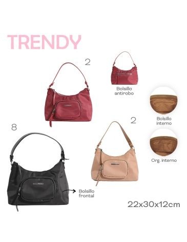 Producto - CARTERA TRENDY SOLO NEGRO SKU 28402